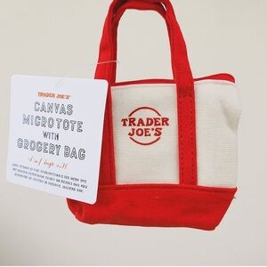Canvas Micro Tote with Grocery Bag